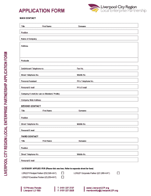 starr partners liverpool application form