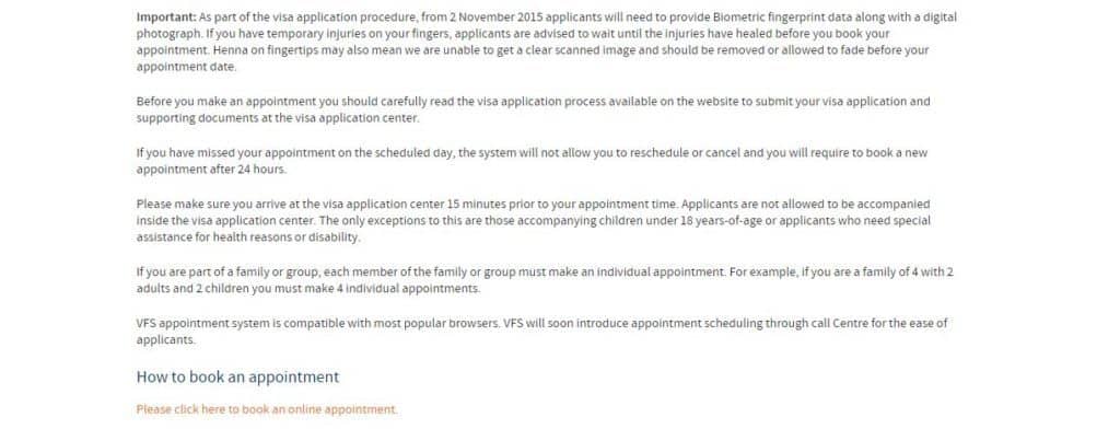 track your visa application vfs