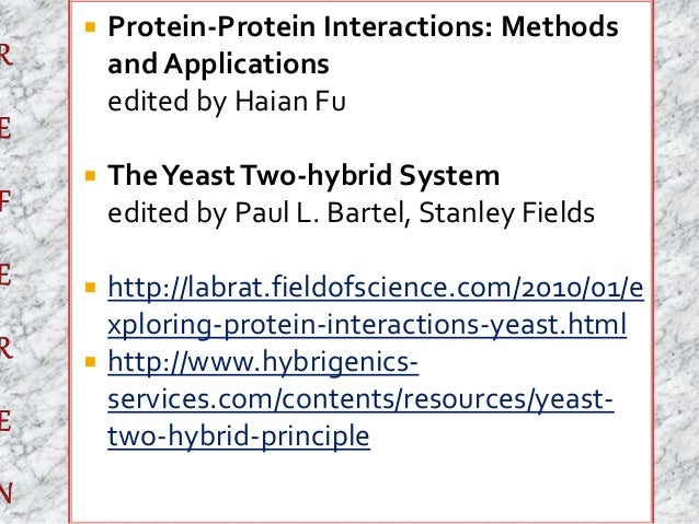application of yeast 2 hybrid