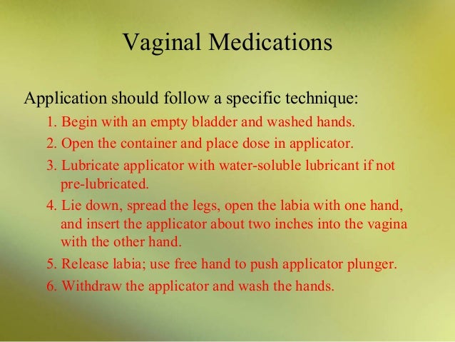 how deep should an applicator insert into vagina