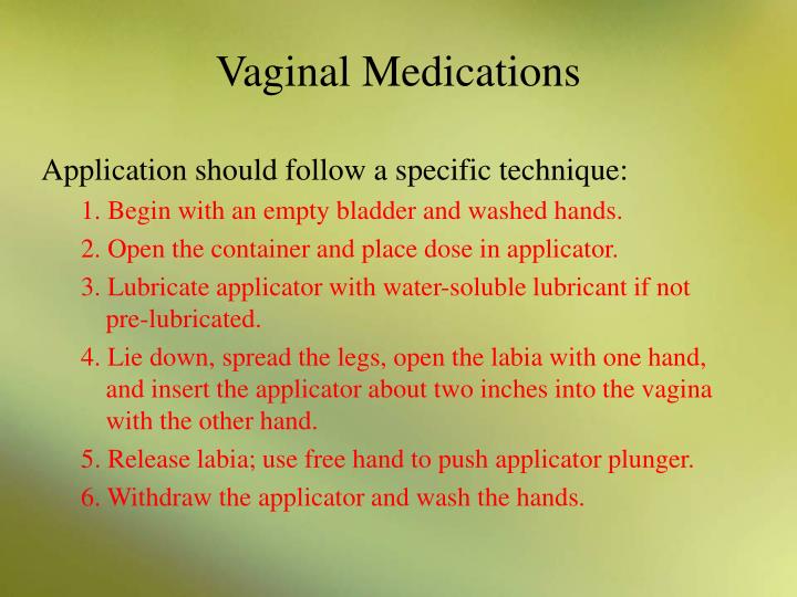 How Deep Should An Applicator Insert Into Vagina