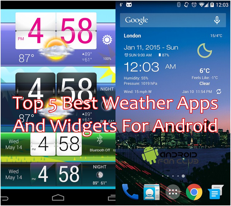 weather application download for android